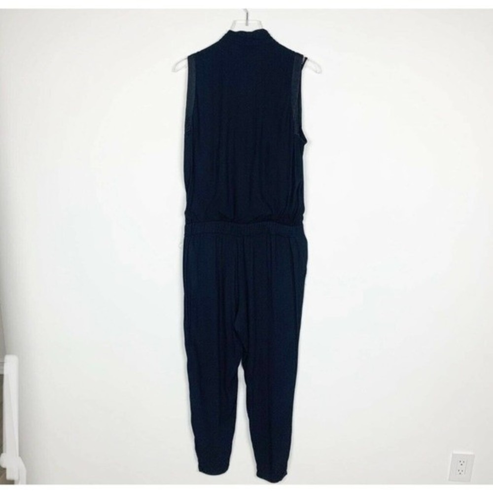 Ella Moss Stella Black Pocket Tank Jumpsuit Size Large - Picture 9 of 13